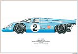 -1970 Gulf Porsche 917