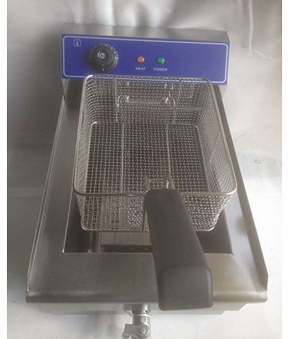 Electric Deep Fat Chip Fryer, 10 Litre & Drain Tap, Fish, Sausages, Tempura