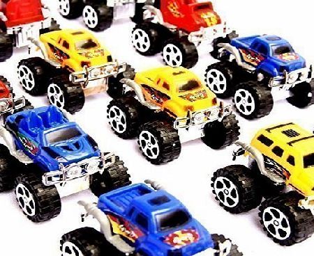 dazzling toys  Monster Pullback Trucks - Pack of 12 (D054)