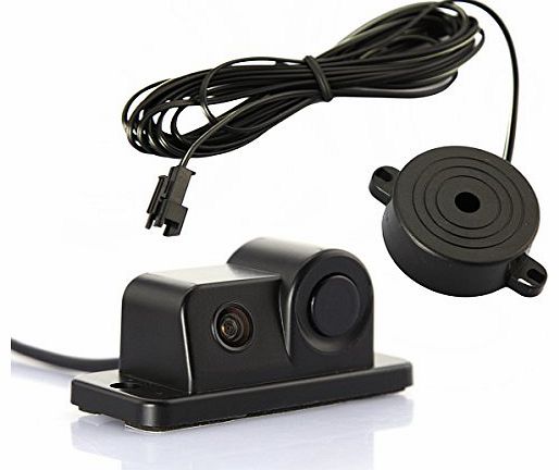 DBPOWER 2 in 1 camera and sensor Rear view car camera and radar system