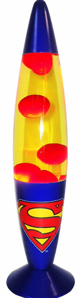 DC Comics Classic Superman Logo Lava Lamp