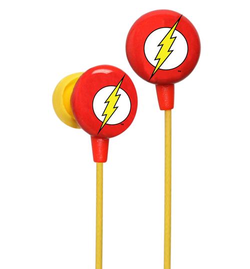 DC Comics Flash Logo Earphones