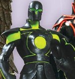 JUSTICE LEAGUE OF AMERICA Armoured Green Lantern 6` figure