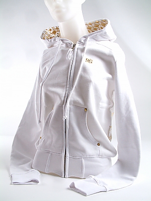 DC Ladies SPUN ZIP HOOD D063260024 - WHITE