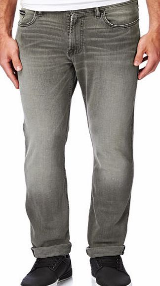 DC Mens DC Work Straight 32 Jeans - Grey Stone