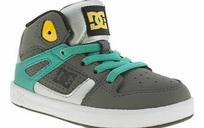 kids dc shoes grey rebound boys toddler