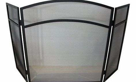 De Vielle DEF055177 Classic 3 Panel Fireplace Firescreen Sparkgaurd Fireguard