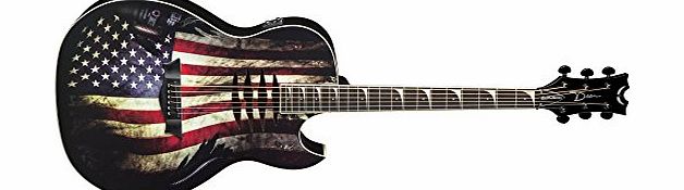 Dean Guitars MAKO GLORY Acoustic-Electric Guitar - ``Glory`` USA Flag Graphic