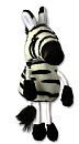 Deb Darling Designs Finger Puppet: Zebra