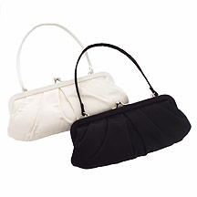 Satin small frame bag