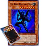 Yu-Gi-Oh : DP06-EN006 1st Ed Evil Hero Malicious Edge Super Rare Card - ( Jaden Yuki 3 YuGiOh Single Card )