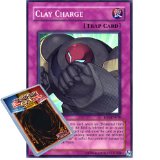 Deckboosters Yu Gi Oh : DP1-EN030 Unlimited Edition Clay Charge Super Rare Card - ( Jaden Yuki YuGiOh Single Card )