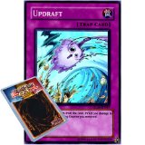 Deckboosters Yu-Gi-Oh : GLAS-EN067 1st Ed Updraft Super Rare Card - ( Gladiators Assault YuGiOh Single Card )