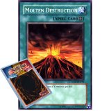 Deckboosters Yu-Gi-Oh : RP01-EN079 Unlimited Ed Molten Destruction Common Card - ( Retro Pack 1 YuGiOh Single Car