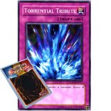 Deckboosters Yu-Gi-Oh : SDDE-EN031 1st Ed Torrential Tribute Common Card - ( Dark Emperor YuGiOh Single Card )