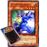 YuGiOh : CRMS-EN003 1st Ed Hyper Synchron Rare Card - ( Crimson Crisis Yu-Gi-Oh! Single Card )