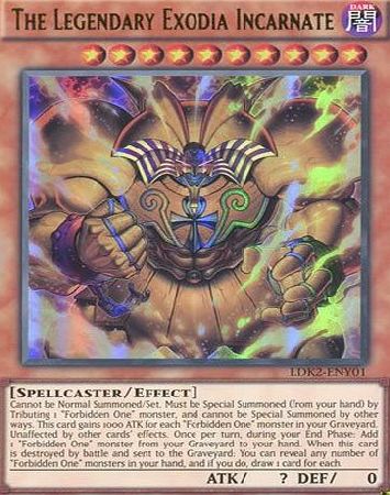 Deckboosters YuGiOh : LDK2-ENY01 Limited Ed The Legendary Exodia Incarnate Ultra Rare Card - ( Yu-Gi-Oh! Single Card )