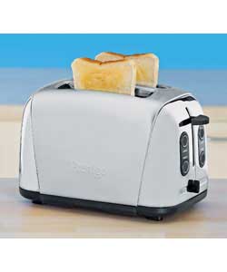 2 Slice Brushed Stainless Steel Toaster