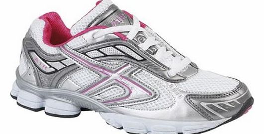 Dek Lady Air shock absorbing running trainers White/Fuchsia/Grey size 6 UK