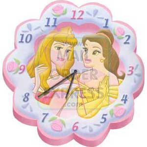 Disney Princess Plaster and Paint Clock