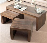 Coffee Table With 2 End Tables