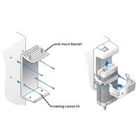 Dell Wall mounting bracket and Power Supply