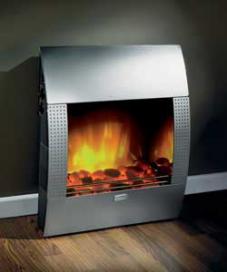 delonghi Arcadius Silver Electric Fire