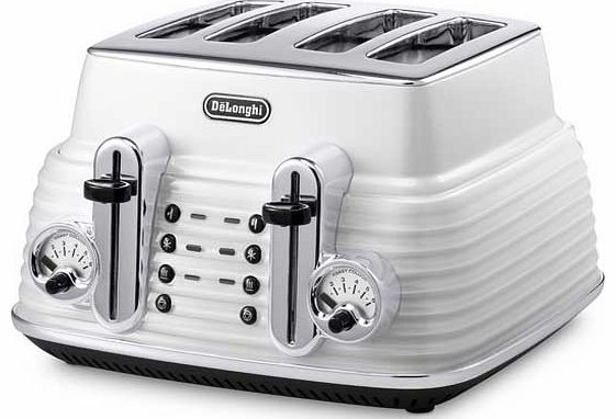 Scultura 4 Slice Toaster - White