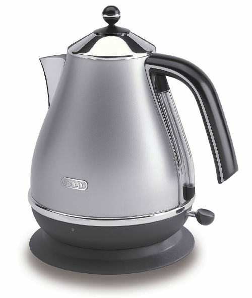 Silver Icona Cordless Jug Kettle