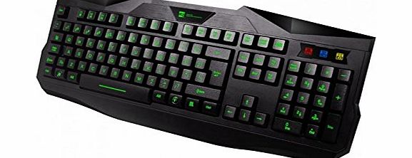 Delta ELEGANT DESIGN HIGH QUALITY BLACK GAMING MULTIMEDIA USB WIRED ILLUMINATED KEYBOARD FOR Compaq DESKTOP/LAPTOP