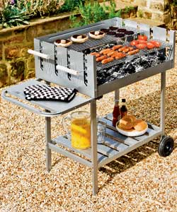 Charcoal Trolley BBQ