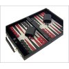 deluxe Leatherette Backgammon 11`