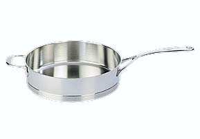 Atlantis Low Sautepan without  lid 24cm