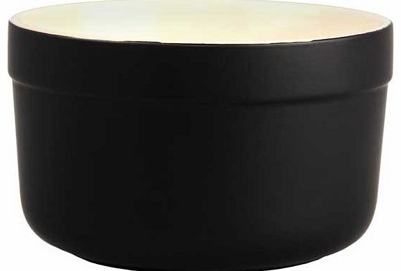 Jet Black 2 Piece Ramekin/Souffle Dishes