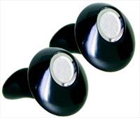 denisonboston Black c2c Polished Polycarbonate Cufflinks