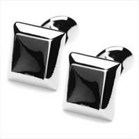 denisonboston Graphite Diamond Jewell Cufflinks