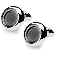 denisonboston Graphite Looney Step Cufflinks by