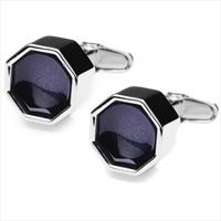 denisonboston Graphite Roman Jewell Cufflinks by