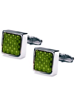 Denisonboston Mindy Check Green Cufflinks CA312115