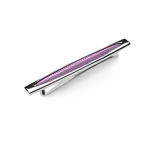 Pink Skimm Super Dot Tie Clip by