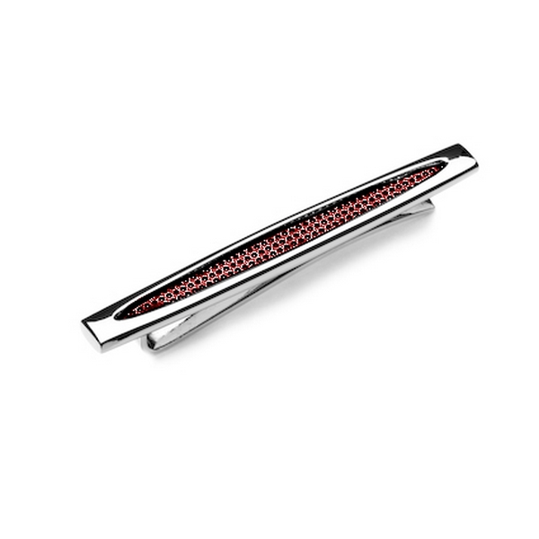 Red Skimm Superdot Tie Clip by