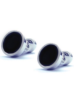 Denisonboston V-Eight Black Onyx Cufflinks CA35BOX