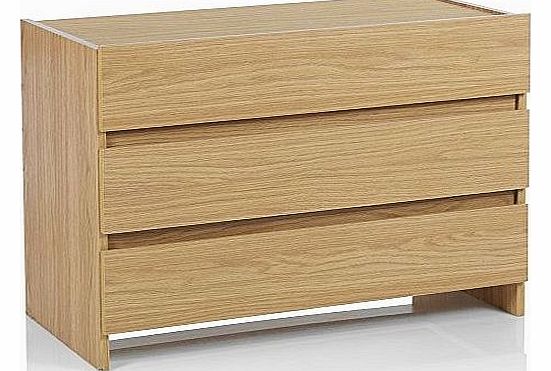 Denver Chest of Drawers Oak 3 Drawer Denver Bedroom Furniture