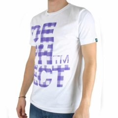 Mens Dephect Buffalo Stack Tee White