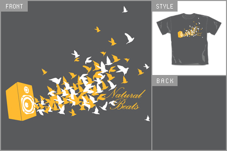 (Natural Beats) Charcoal T-Shirt