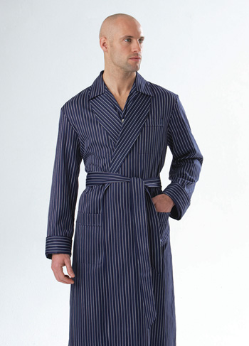 Men` royal stripe gown