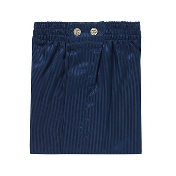 Woburn 8 Navy Silk Boxershorts by