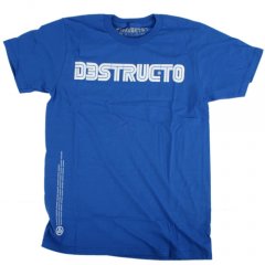 Mens Destructo Arcadian Tee Royal Blue