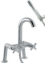 Apostle Pillar Mounted Bath Shower Mixer Tap and Kit