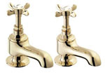 Deva Coronation Bath Taps Gold